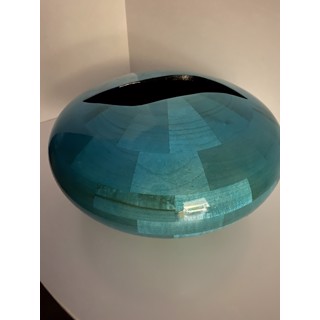 Aqua Recurve Bowl by Joel Hunnicutt