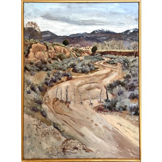 Arroyo Between Nambe & Pojoaque on #113 by Joellyn Duesberry Arroyo Between Nambe & Pojoaque on #113 by Joellyn Duesberry