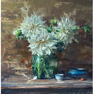 Dinner Plate Dahlias by Quang Ho Dinner Plate Dahlias by Quang Ho
