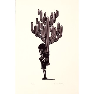Niño con Saguaro (Second Edition) by Alberto Cruz