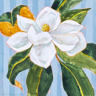 Teal Magnolia Study 11x14 – Lucy Reiser Fine Art