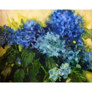 Blue Hydrangeas by Susie Hyer Blue Hydrangeas by Susie Hyer