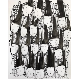 コックン・ヴィッチ 「イオンの王様」現代アート 絵画 95×145cm 約80号 コックン・ヴィッチ 「イオンの王様」現代アート 絵画 95×145cm