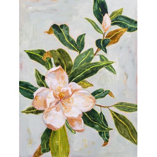 Teal Magnolia Study 11x14 – Lucy Reiser Fine Art