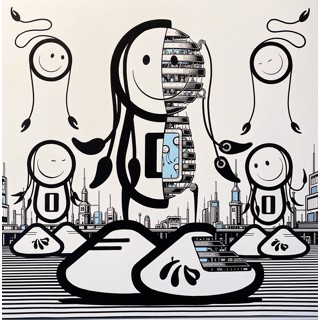 Dog Ark Blue by The London Police | GGA GALLERY