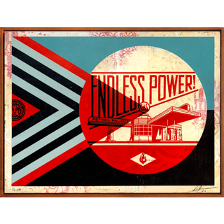 Obey Endless Power newest Petrol Palace Red Sig