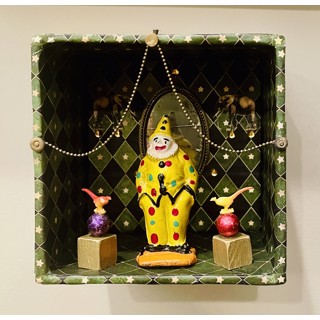 A Clown with his Birds by Susan Gunn ArtCloud