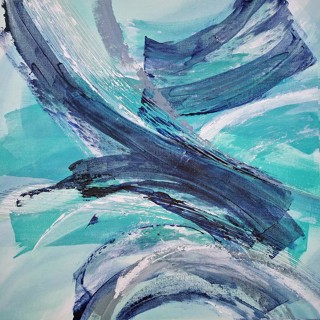 Newtown Art for Kids on X: Dolphin, acrylic painting by Chris R