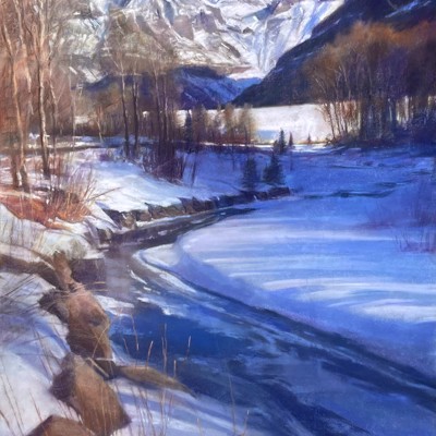 Painting by Bruce A Gómez