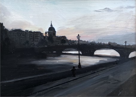 Santa Trinita at Twilight