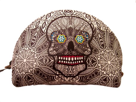 Coin Purse - Leather Catrina Blk/wht