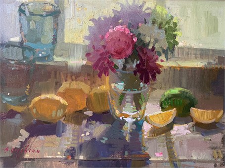 Kitchen Window, Lemons