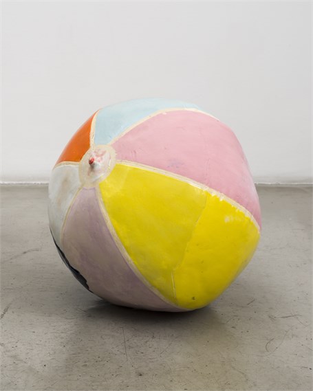 Deflating Beach Ball II, 2016, by Nevine Mahmoud