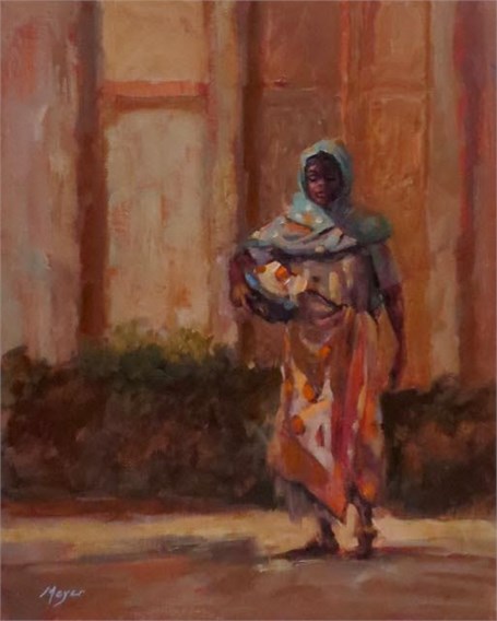 She Roams With Orange