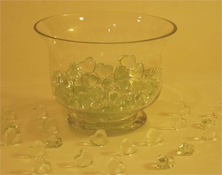 Glass Heart - Clear Miniature