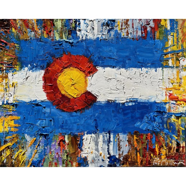 Colorful Colorado, original oil painting by Pat Matthews