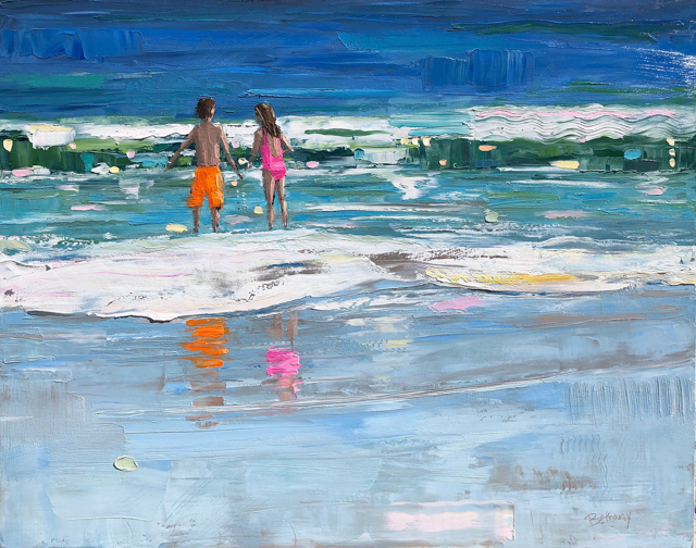Bethany Harper Williams | Take the Plunge | Oil on Canvas | 38" X 48" | Sold