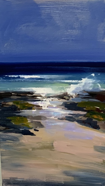 Craig Mooney | Wave Break | Oil on Canvas | 30" X 18" | Sold