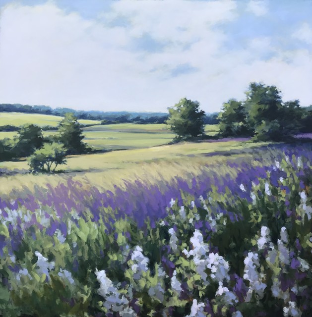 Margaret Gerding | Wildflower Field | Oil on Canvas | 36" X 36" | Sold