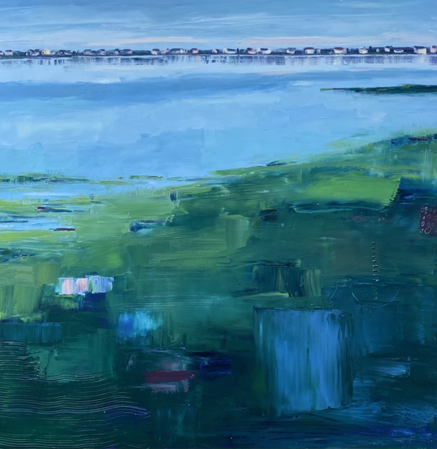 Bethany Harper Williams | Morning Calm | Oil on Canvas | 41" X 41" | Sold