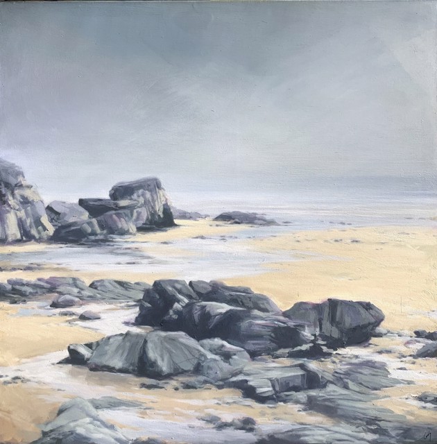 Margaret Gerding | Ogunquit Sand | Oil on Canvas | 40" X 40" | $7,500