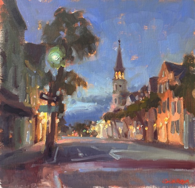 Broad at Dusk, Study