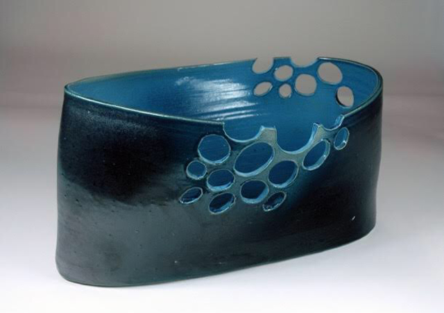 Kevin Keiser | Surf vessel | Ceramic | 9" X 22" | Sold