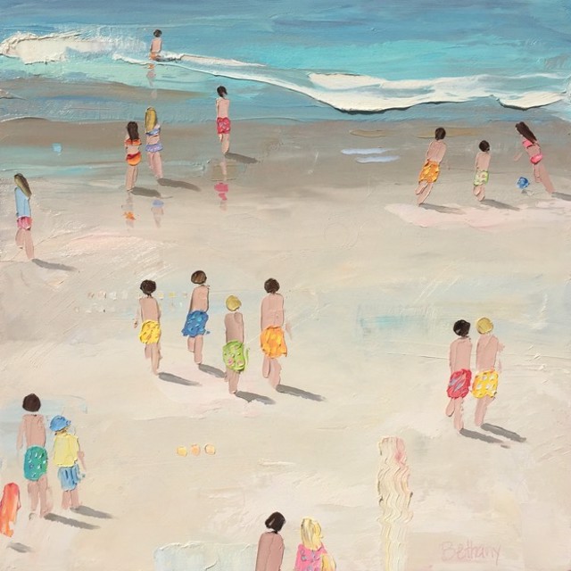 Bethany Harper Williams | Salty Summer Days | Oil | 20" X 20" | Sold