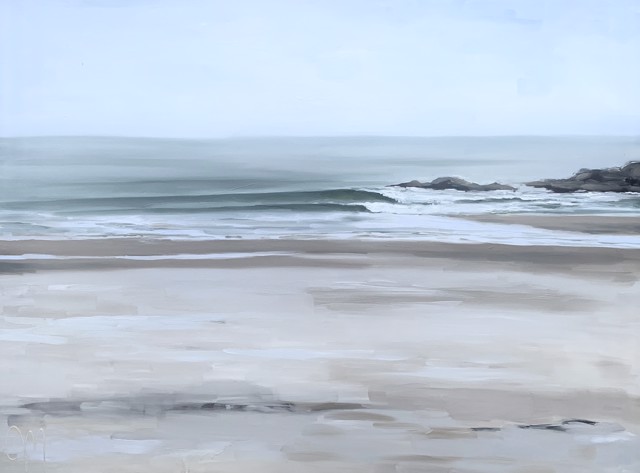 Jill Matthews | Mothers Beach | Oil on Canvas | 36" X 48" | Sold