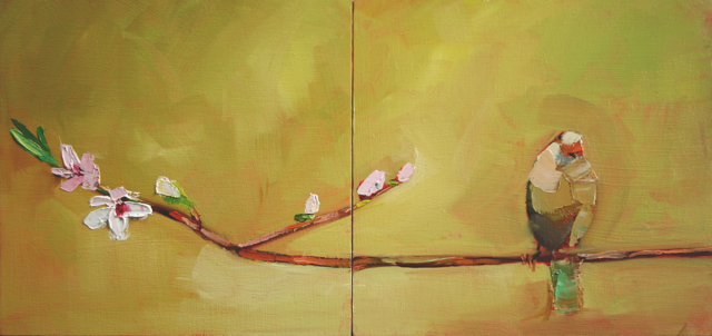 Claire Bigbee | Soul Serenade - Diptych | Oil | 8" X 16" | Sold