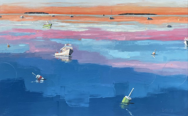 Bethany Harper Williams | Checking the Buoys | Oil on Canvas | 30" X 48" | $3,850