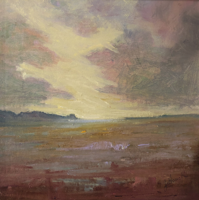 Julie Houck | The Softness of Light | Oil on Linen Mounted on Panel | 8" X 8" | Sold