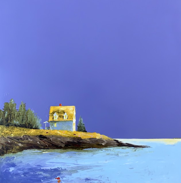 Janis H. Sanders | Water Colors | Oil on Panel | 24" X 24" | Sold