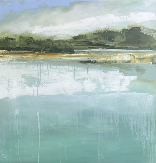 Ingunn Milla Joergensen | A Time to Reflect | Oil on Canvas | 30" X 30" | $3,000