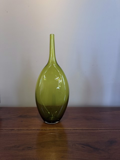 Lime Green Tall Flat Bottle