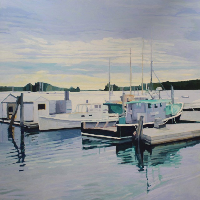 Liz Hoag | South Freeport | Acrylic on Canvas | 48" X 48" | Sold
