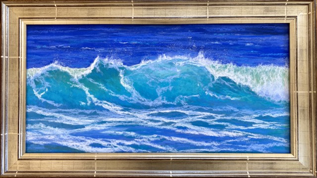 Dina Gardner | The Sea Will Rise Before Me - People's Choice 2020 | Pastel | 12" X 24" | Sold