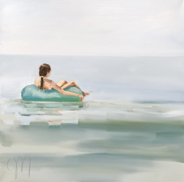 Jill Matthews | Afloat | Oil on Canvas | 24" X 24" | Sold