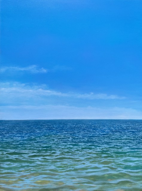 Alex Dunwoodie | Blue Skies | Oil on Panel | 12" X 9" | $1,600