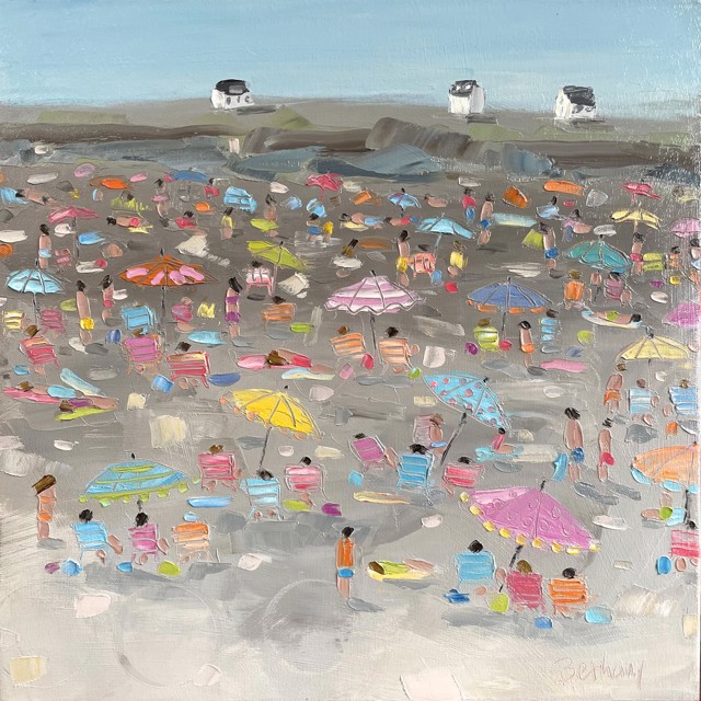 Bethany Harper Williams | Holiday Weekend | Oil on Canavs | 16" X 16" | $1,100