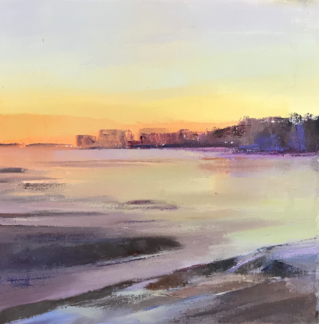 Holly Ready | Sunrise | Oil on Canvas | 12" X 12" | $1,000