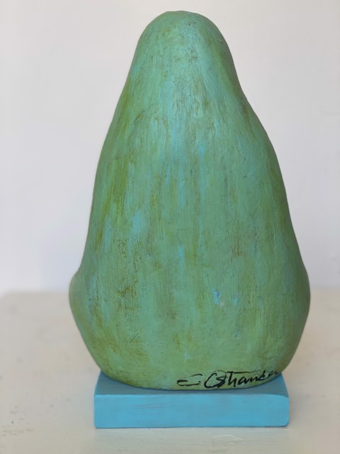 Elizabeth Ostrander | Sea Beach Meditation | Ceramic, Acrylic with Loose Objects | 9.5" X 6.5" | Sold