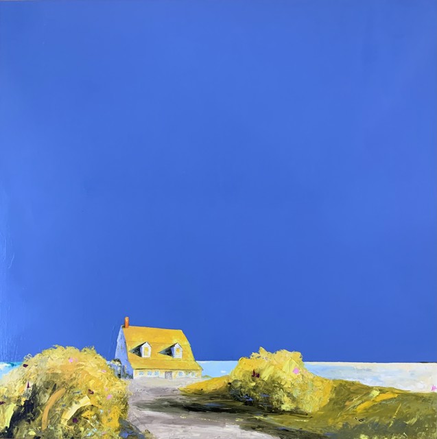 Janis H. Sanders | Shore Shadows | Oil on Panel | 40" X 40" | $6,975