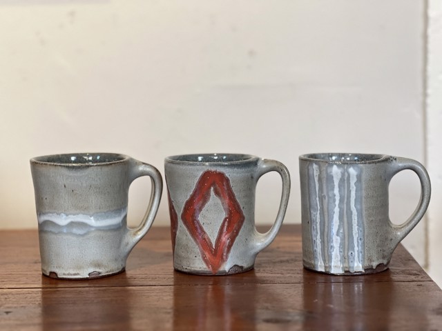 Grey mugs