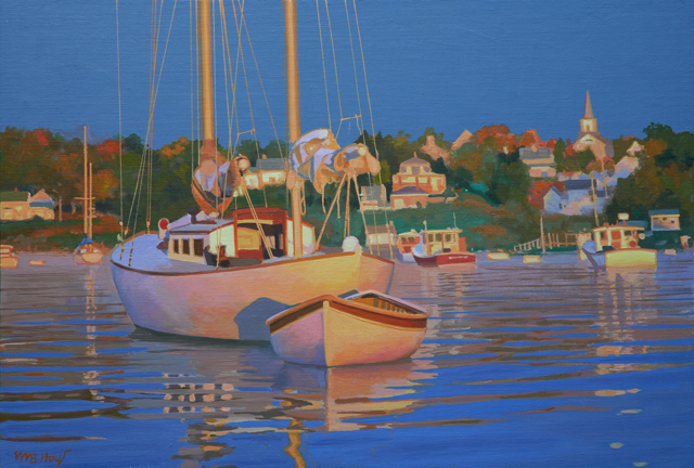 William B. Hoyt | Double Enders | Oil on Panel | 16" X 23.5" | Sold