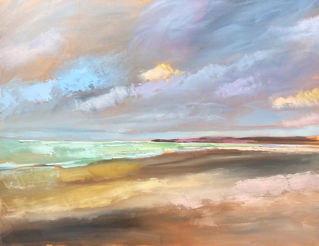 Whispering Sky Over Ogunquit Beach