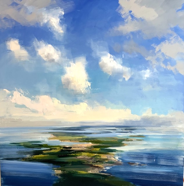 Craig Mooney | Drifting | Oil on Canvas | 60" X 60" | $12,000