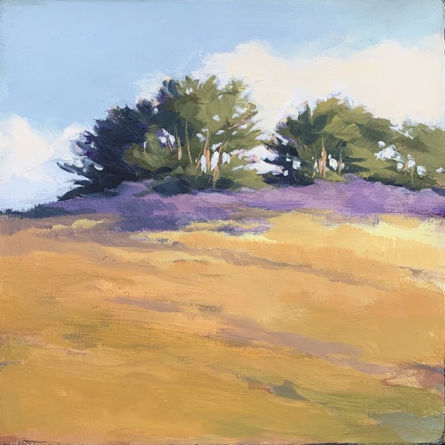 Margaret Gerding | Coastal Pines | Oil on Panel | 8" X 8" | Sold