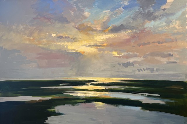 Craig Mooney | Feathered Sun | Oil on Canvas | 40" X 60" | $10,500
