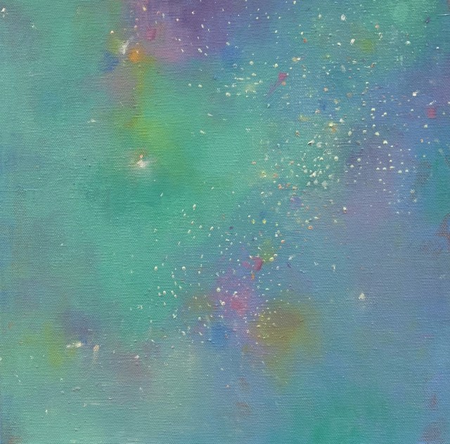 Erika Manning | Love Light II | Oil on Canvas | 12" X 12" | $450